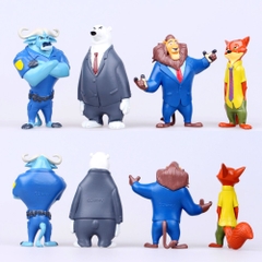 Bộ 12 nhân vật Phi Vụ Động Trời - Zootopia - siêu đẹp - cao 4-8cm tùy từng nhân vật - N3-K47-T2-S2