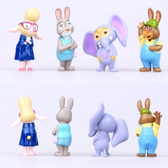 Bộ 12 nhân vật Phi Vụ Động Trời - Zootopia - siêu đẹp - cao 4-8cm tùy từng nhân vật - N3-K47-T2-S2
