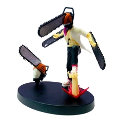 Mô Hình Chainsaw Man có 2 đầu thay thế - cao 13cm nặng 300g - Figure Chainsaw Man - Có Vỏ Hộp
