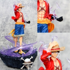Hàng loại 1 - Mô Hình OnePiece Luffy nika gear 2 dáng đứng siêu ngầu cao 39cm nặng 2300g , Figure OnePiece - có vỏ hộp màu N1-K49-T5-S1