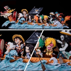 Mô Hình OnePiece Thuyền Rồng siêu đẹp  cao 23cm dài 90cm nặng 6kg , Figure OnePiece - có vỏ hộp màu