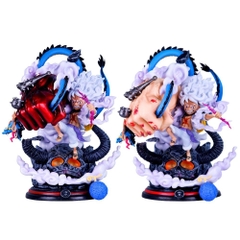 Hàng Loại 1 - Mô Hình OnePiece Luffy nika gear 5 ( tay trắng ) đại chiến kaido cao 22cm nặng 1kg , Figure OnePiece - có vỏ hộp màu - N1-K36-T4-S1