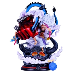 Hàng Loại 1 - Mô Hình OnePiece Luffy nika gear 5 ( tay đỏ ) đại chiến kaido cao 22cm nặng 1kg , Figure OnePiece - có vỏ hộp màu N1-K34-T4-S3