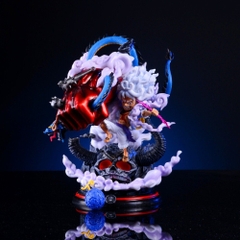 Hàng Loại 1 - Mô Hình OnePiece Luffy nika gear 5 ( tay đỏ ) đại chiến kaido cao 22cm nặng 1kg , Figure OnePiece - có vỏ hộp màu N1-K34-T4-S3