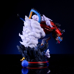 Hàng Loại 1 - Mô Hình OnePiece Luffy nika gear 5 ( tay đỏ ) đại chiến kaido cao 22cm nặng 1kg , Figure OnePiece - có vỏ hộp màu N1-K34-T4-S3