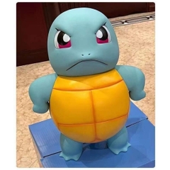 Hàng Loại 1 - Mô Hình đồ chơi -  Rùa nước Squirtle siêu to khổng lồ - cao 43cm rộng 16cm nặng 1.8kg - Pokemon - Bộ Pokemon - Có Vỏ Hộp màu N1-K37-T4-S4