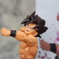Mô Hình Goku cởi trần trạng thái chiến đấu - cao 22cm - nặng 300gram - DragonBall - No box - N1- K52-T1-S1