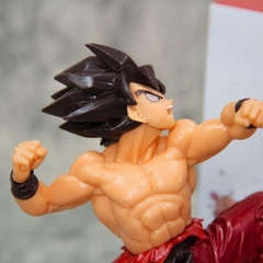 Mô Hình Goku cởi trần trạng thái chiến đấu - cao 22cm - nặng 300gram - DragonBall - No box - N1- K52-T1-S1