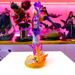 Mô hình OnePiece Luffy Gear 5 Nika trắng bản có vũ khí cầm tay có base đẹp cao 20 cm - OnePiece  - túi opp + có hộp đẹp - N4-K5