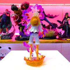 Mô hình OnePiece Luffy Gear 5 Nika trắng bản có vũ khí cầm tay có base đẹp cao 20 cm - OnePiece  - túi opp + có hộp đẹp - N4-K5