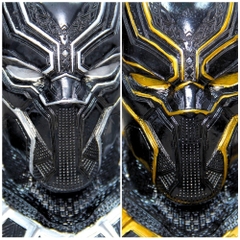 Hàng Loại 1 - Mô Hình Avenger Tượng bán thân Black Panther vàng ( Báo Đen ) cao 36 cm nặng 2.8 Kg - Figure Avenger - Hộp carton - N3-T5