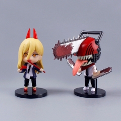 Hàng cao cấp - Mô Hình Chainsaw Man Bộ 5 nhân vật chính - cao 11 - 16cm nặng 400g - Figure Chainsaw Man - No Box - N3-K38-T3-S3