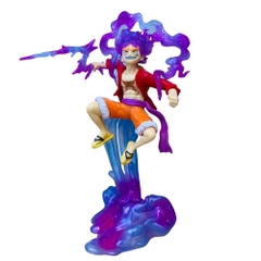 Mô hình đồ chơi - Luffy Gear 5 Nika đỏ bản có vũ khí cầm tay trạng thái chiến đấu cao 22 cm - OnePiece  - Có Hộp Đẹp - N4-K5