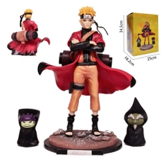 Mô hình Naruto hiền nhân 2 cóc đi kèm cao 30cm ,  ở base tỉ lệ 1/6  hàng nét siêu chất lượng - Naruto - N4-K14