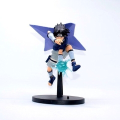 Mô hình Sasuke chiến đấu siêu ngầu cao 18cm hàng nét siêu chất lượng - Figure Naruto - Có vỏ hộp màu