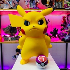 Hàng Loại 1 - Mô Hình đồ chơi -  Pikachu siêu to khổng lồ - cao 38cm rộng 18cm nặng 1.5kg - Pokemon - Bộ Pokemon - Có Vỏ Hộp màu - N1-K38-T3-S3