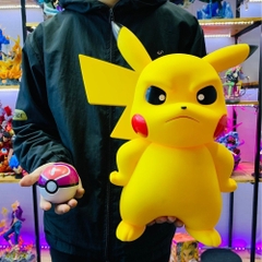 Hàng Loại 1 - Mô Hình đồ chơi -  Pikachu siêu to khổng lồ - cao 38cm rộng 18cm nặng 1.5kg - Pokemon - Bộ Pokemon - Có Vỏ Hộp màu - N1-K38-T3-S3
