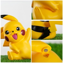 Hàng Loại 1 - Mô Hình đồ chơi -  Pikachu khổng lồ siêu cute - đi kèm 2 tai thay thế - cao 33cm nặng 1.6kg - Pokemon - Bộ Pokemon - Có Vỏ Hộp màu - N1-K37-T4-S6