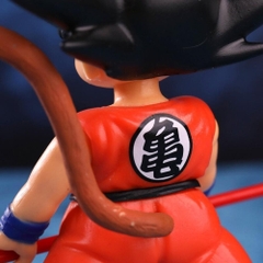 Mô hình DragonBall Songoku hồi nhỏ cầm gậy siêu dễ thương cao 15cm , nặng 300g - Dragon Ball - có hộp màu - N1-K46-T1-S1