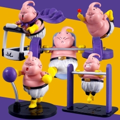 Mô Hình DragonBall MaBu cử tạ siêu dễ thương cao 7cm - Figure DragonBall - No Box