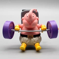 Mô Hình DragonBall MaBu cử tạ siêu dễ thương cao 7cm - Figure DragonBall - No Box