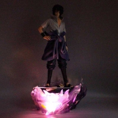 Mô hình Naruto Sasuke siêu ngầu có led ở base cao 39cm nặng 2100 gram -  Figure Naruto - Có hộp màu to đẹp