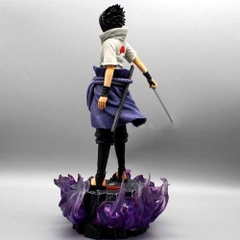 Mô hình Naruto Sasuke siêu ngầu có led ở base cao 39cm nặng 2100 gram -  Figure Naruto - Có hộp màu to đẹp