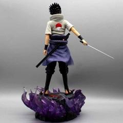 Mô hình Naruto Sasuke siêu ngầu có led ở base cao 39cm nặng 2100 gram -  Figure Naruto - Có hộp màu to đẹp