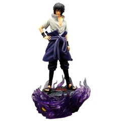 Mô hình Naruto Sasuke siêu ngầu có led ở base cao 39cm nặng 2100 gram -  Figure Naruto - Có hộp màu to đẹp