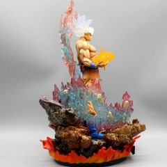 Hàng Cao Cấp -  Mô Hình DragonBall Songoku vô cực + 3 đầu thay thế - cao 33cm nặng 2000g , Figure DragonBall - Có Hộp màu N2