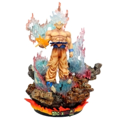 Hàng Cao Cấp -  Mô Hình DragonBall Songoku vô cực + 3 đầu thay thế - cao 33cm nặng 2000g , Figure DragonBall - Có Hộp màu N2