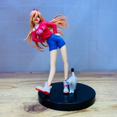 Mô Hình Chainsaw Man Power + mèo đi kèm siêu đẹp - cao 18cm nặng 120g - Figure Chainsaw Man - Có hộp màu - N1-K45-T1-S2