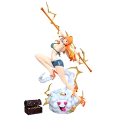 Mô Hình OnePiece Nami vá Zeus trạng thái chiến đấu siêu đẹp cao 32cm nặng 500gram , figure OnePiece , có hộp màu - (VAT 002-01-100) - K22-T4-S5