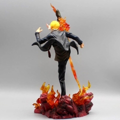 Mô hình OnePiece Sanji trạng thái chiến đấu siêu đẹp Cao 35cm nặng 1kg - Figure One Piece - box màu - N1-K31-T5-S3