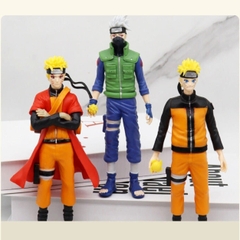 Mô hình Naruto Bộ 6 các nhân vật Naruto - Cao 18cm - nặng 100gram - Figure Naruto - No Box - N3-K40-T1-S1