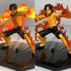 Mô hình OnePiece ACE  Cao 15cm đế không chữ  có led USB - Bộ Fzero - One Piece - No box - N5
