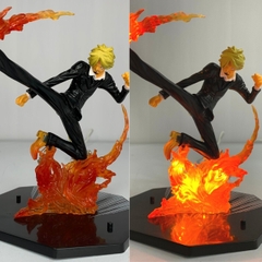 Mô hình OnePiece Sanji đế không có chữ có led USB  Cao 16cm - Bộ Fzero - One Piece - No Box - N5
