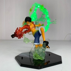 Mô hình Luffy gear 2 haki hàng thường đế không chữ có led USB - Bộ Fzero  - ONE PIECE - No Box