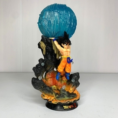 Mô hình DragonBall SonGoku nâng cầu siêu ngầu  Cao 24cm - Nặng 900 Gram - Dragon Ball - Có Hộp màu