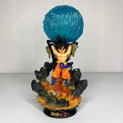 Mô hình DragonBall SonGoku nâng cầu siêu ngầu  Cao 24cm - Nặng 900 Gram - Dragon Ball - Có Hộp màu