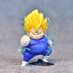 Mô Hình Dragon Ball Vegeta Majin béo có hiệu ứng tia sét đẹp hàng cao cấp , cao 8cm - Figure DragonBall - Có hộp màu