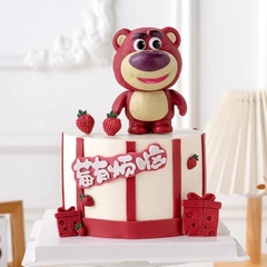 Mô Hình Toy Story Gấu Dâu Lotso dáng đứng siêu dễ thương Cao 9cm - nặng 100gram + NO BOX n3-k31-t4-s3