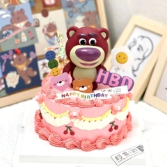 Mô Hình Toy Story Gấu Dâu Lotso dáng đứng siêu dễ thương Cao 9cm - nặng 100gram + NO BOX n3-k31-t4-s3