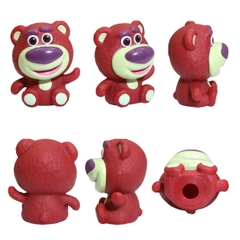 Mô Hình Toy Story Gấu Dâu Lotso dáng ngối siêu dễ thương Cao 8,5cm - nặng 100gram + NO BOX - N3-K30-T1-S1