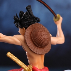 Mô Hình OnePiece Luffy wano siêu ngầu + phụ kiện cao 22cm nặng 680g - One Piece - no box - N4-K14