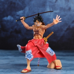 Mô Hình OnePiece Luffy wano siêu ngầu + phụ kiện cao 22cm nặng 680g - One Piece - no box - N4-K14