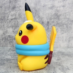 Hàng Loại 1 - Mô Hình đồ chơi -  Pikachu quấn khăn siêu cute  - cao 23cm nặng 450g - Pokemon - Bộ Pokemon - Có Vỏ Hộp màu