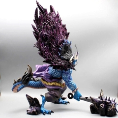 Hàng Loại 1 - Mô Hình OnePiece Kaido dạng rồng siêu đẹp Cao 51cm - rộng 41cm - nặng 5kg + phụ kiện đi kèm Haki + chùy + nam châm đính kèm - Figure OnePiece - Có Hộp - N1-K37-T3-S4