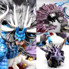 Hàng Loại 1 - Mô Hình OnePiece Kaido dạng rồng siêu đẹp Cao 51cm - rộng 41cm - nặng 5kg + phụ kiện đi kèm Haki + chùy + nam châm đính kèm - Figure OnePiece - Có Hộp - N1-K37-T3-S4