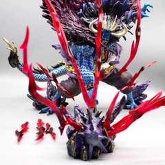 Hàng Loại 1 - Mô Hình OnePiece Kaido dạng rồng siêu đẹp Cao 51cm - rộng 41cm - nặng 5kg + phụ kiện đi kèm Haki + chùy + nam châm đính kèm - Figure OnePiece - Có Hộp - N1-K37-T3-S4